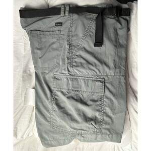 Columbia Men’s Silver Ridge Utility Cargo Short 36x9 W/Belt! Hiking Camping Fish